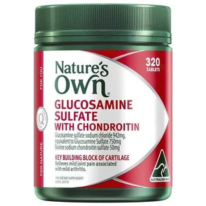 (PRE ORDER) Nature's Own Glucosamine Sulfate With Chondroitin 320 Tablets shelf life 2yrs